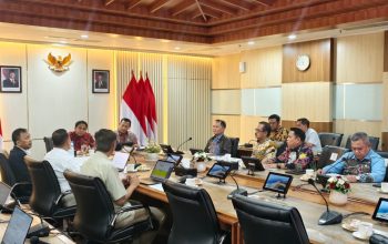 Suasana pertemuan Gubernur Kalteng dan Menteri Kehutanan RI di Jakarta