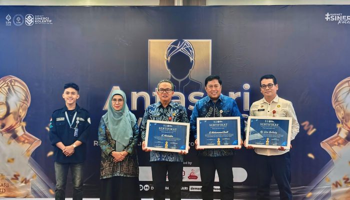 Bupati Kotabaru Raih Antasari Award 2026 Kategori Pendidikan Berkelanjutan