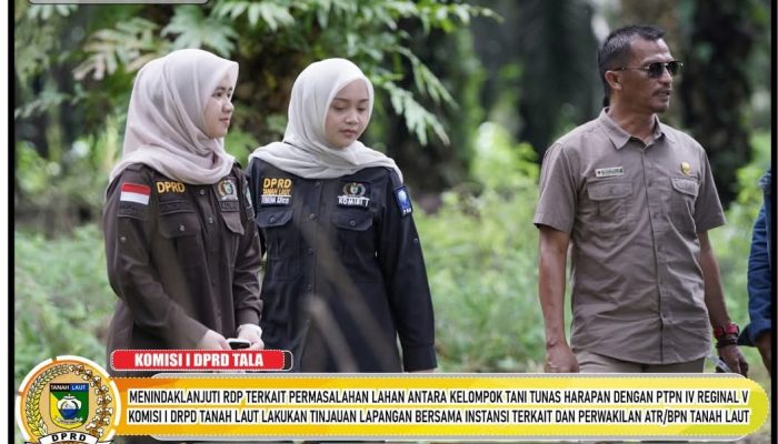 Konflik Lahan Petani dan PTPN IV, DPRD Tanah Laut Turun Langsung Lokasi