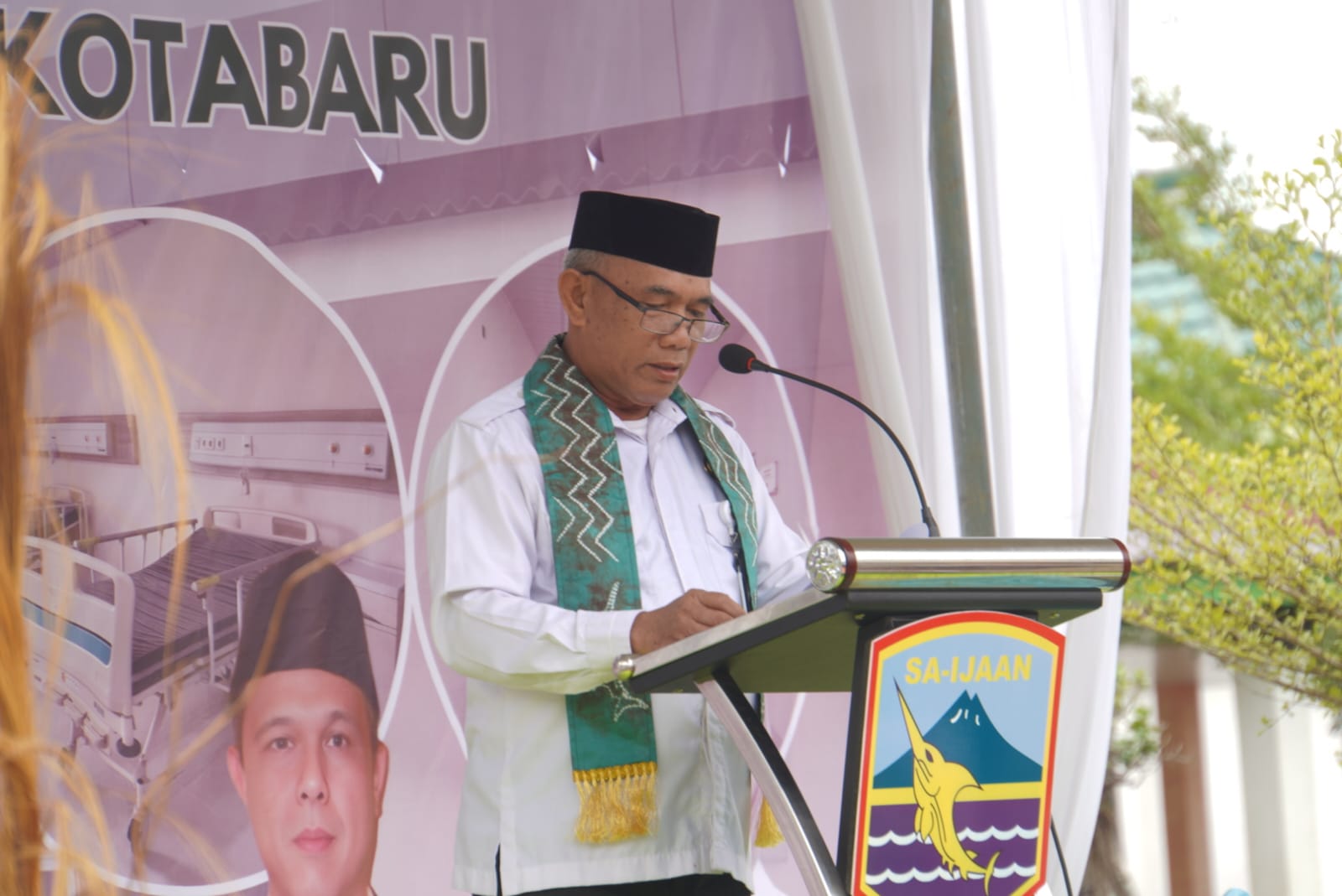 Peresmian gedung baru RSUD Sengayam Kotabaru oleh Bupati Muhammad Rusli untuk meningkatkan layanan kesehatan masyarakat.