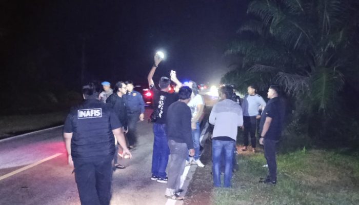 Polsek Bukit Batu Gelar Pra Rekonstruksi Penemuan Pria Meninggal di Km 50,4