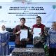 Penandatanganan kerja sama Pemerintah Kabupaten Tanah Bumbu dengan Universitas Widya Gama Malang untuk pengembangan pendidikan dan peningkatan sumber daya manusia.