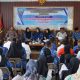 Peserta Musrenbang Kecamatan Pulau Laut Sigam mengikuti forum penyusunan RKPD Kabupaten Kotabaru 2027 di aula kantor kecamatan.