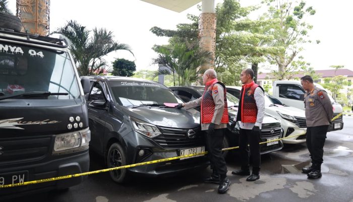 Jaringan Pemalsu Dokumen Kendaraan Dibongkar Polda Kalsel, Polisi Sita 20 Mobil