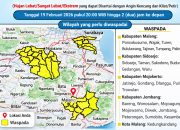 BMKG Keluarkan Peringatan Dini! Hujan Lebat dan Angin Kencang Ancam Malang Raya Malam Ini