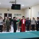 Suasana pelantikan Wakil Ketua Pengadilan Negeri Batulicin dihadiri pejabat Pemkab Tanah Bumbu dan Forkopimda.
