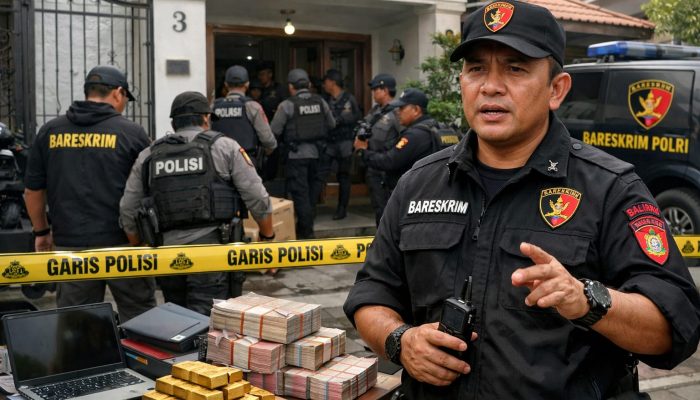 Bareskrim Polri Geledah Ruko Emas di Surabaya–Nganjuk, Usut Dugaan Pencucian Uang Tambang Ilegal