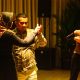 Komunitas salsa Jakarta menari bersama saat kegiatan ngabuburit Ramadan 2026 di dalam ruangan.