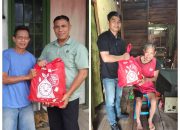 Satresnarkoba Polres Kapuas Salurkan Bansos Sembako untuk Warga Kurang Mampu