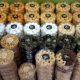 Aneka kue kering seperti nastar, putri salju, dan kastengel hasil produksi UMKM di Sumedang untuk memenuhi pesanan Lebaran.