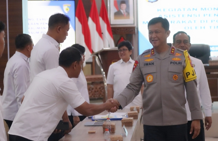 Kapolda Kalteng membuka kegiatan Monev dan asistensi pengaduan masyarakat