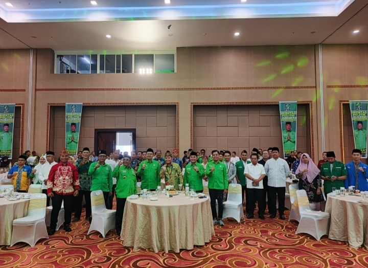 Pengukuhan pengurus DPW PKB Kalimantan Tengah periode 2026–2031 yang digelar di Palangka Raya.