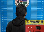 Tersangka kasus narkotika diamankan Satresnarkoba Polresta Palangka Raya dengan barang bukti sabu yang disembunyikan di dalam kasur.