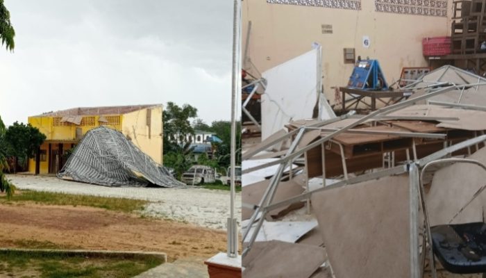 BREAKING NEWS: Angin Kencang Rusak Gedung SMKN 2 Satui, Atap Ambruk Timpa Alat Praktik Siswa