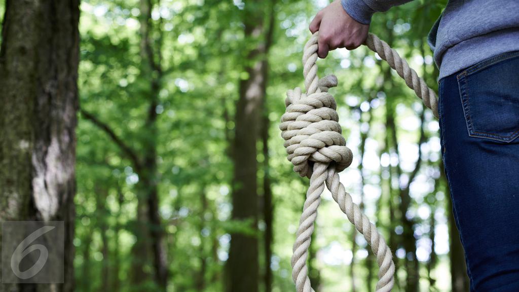 Ilustrasi tali gantung diri sebagai representasi kasus penemuan pria meninggal dunia di area makam Pakis, Malang.