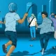 Ilustrasi bentrokan remaja menggunakan senjata tajam yang diduga terkait geng di Yogyakarta.