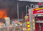 Tiga Ruko di Majalengka Ludes Terbakar, Diduga Akibat Korsleting Listrik