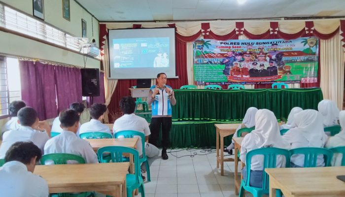 Polres HSU Sosialisasikan Penerimaan Anggota Polri 2026