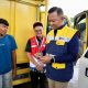 Petugas BPH Migas memeriksa distribusi BBM di SPBU Dumai untuk memastikan stok energi aman selama Ramadan.