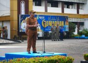 Sekda Tanah Laut Pimpin Apel Gabungan, Sampaikan Amanat Bupati