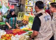 Jelang Lebaran, Satgas Pangan Polda Kalsel Cek Harga Bapok di Pasar Kalindo