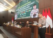 Rapat koordinasi lintas sektoral Polda Kalimantan Selatan membahas kesiapan pengamanan mudik Lebaran 2026.