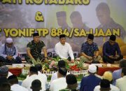 Pemkab Kotabaru Hadiri Buka Puasa Bersama Prajurit Yonif TP 884/Sa-ijaan