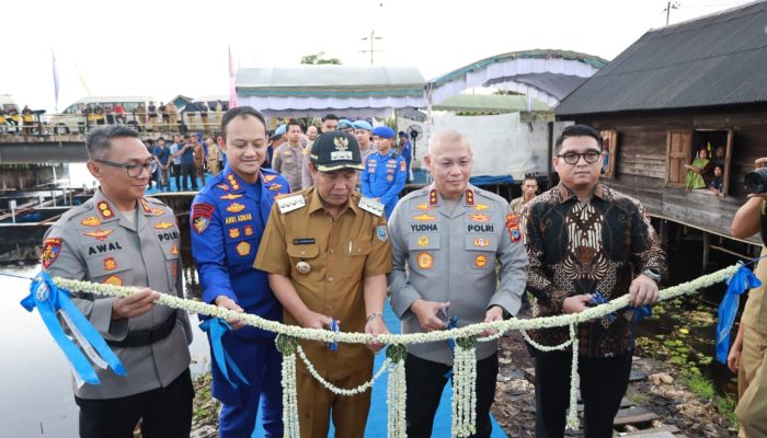 Kapolda Kalsel Resmikan Marnit Patroli Bangkau di HSS