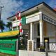 Kantor Kejaksaan Negeri Banjarmasin yang menangani pelimpahan perkara kasus pemerkosaan anak setelah berkas dinyatakan lengkap atau P21.