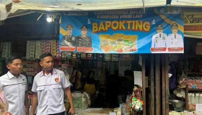 Tanah Laut Buka Kios Pengendali Inflasi di Pasar Tapandang, Harga Pangan Dipantau
