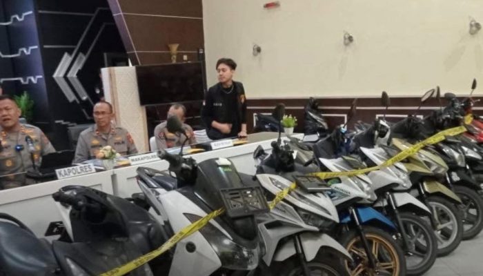 Polres Subang Tangkap 9 Pelaku Curanmor, 21 Motor Curian Diamankan