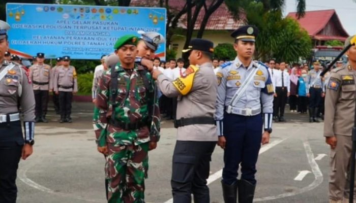 Polres Tanah Laut Gelar Apel Operasi Ketupat Intan 2026 Jelang Lebaran
