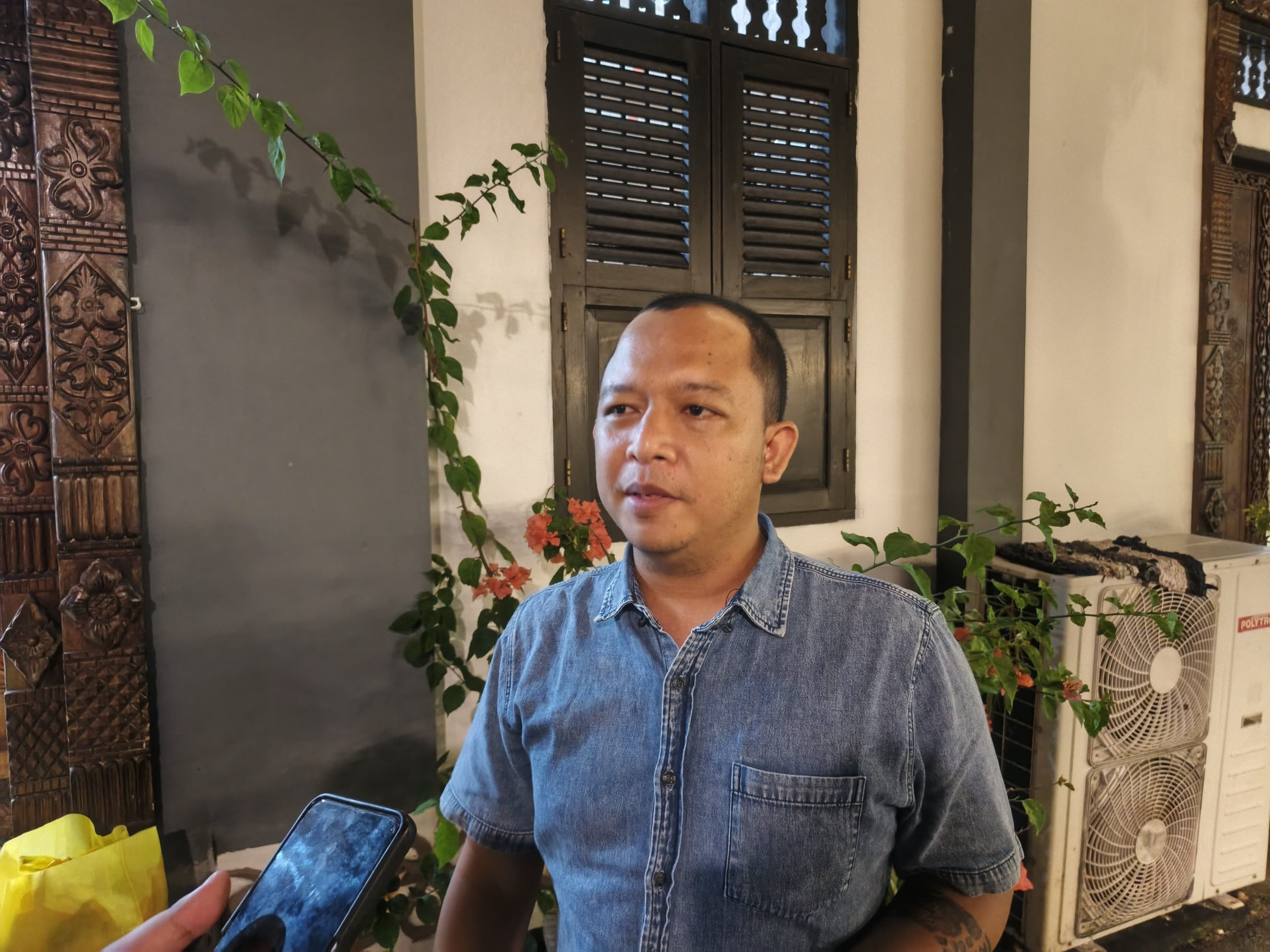 Ngurah Putu dari EO Pandora menyampaikan capaian omzet Pasar Ramadan Datah Manuah Palangka Raya yang mencapai Rp2,18 miliar.