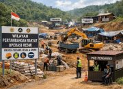 Ilustrasi aktivitas tambang rakyat di Kalimantan Tengah terkait polemik WPR dan PETI.