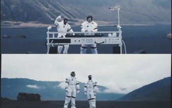 Yellow Claw tampil dengan konsep luar angkasa di Gunung Bromo dalam video Interstellar Trap Mix 2026.