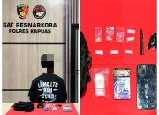 Simpan Delapan Paket Sabu, Pemuda di Kapuas Diciduk di Barak Jalan Sumatera