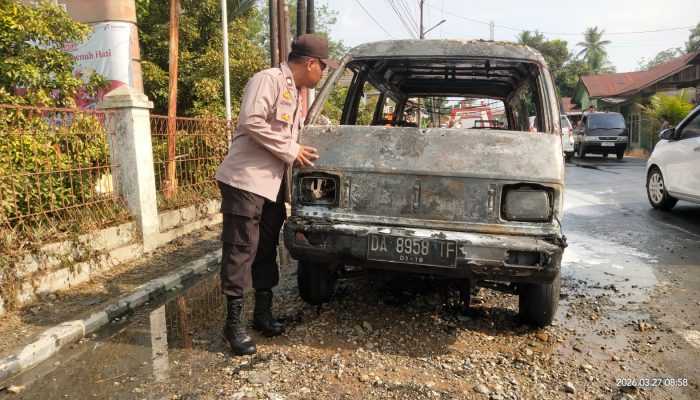 Mobil Terbakar Usai Isi BBM di Tabalong, Diduga Dipicu Rokok Elektrik