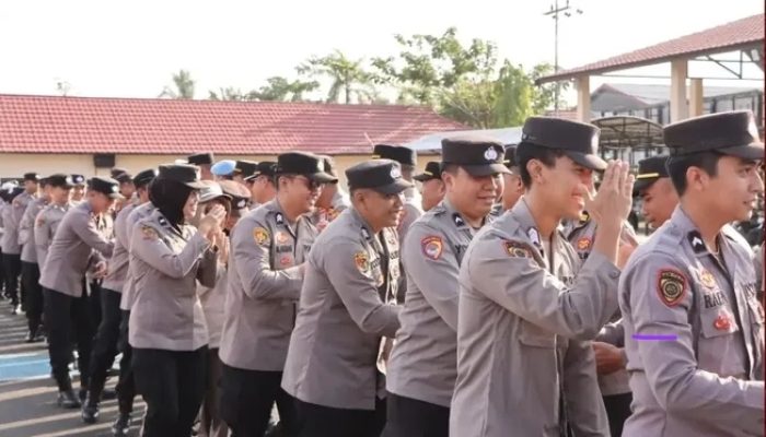 Polres Barito Kuala Gelar Halalbihalal, Perkuat Soliditas Personel