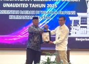 Bupati Kotabaru Serahkan LKPD 2025 ke BPK, Targetkan Opini WTP
