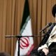 Ayatollah Ali Khamenei memberikan pidato di hadapan publik dalam acara resmi di Teheran, Iran.