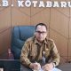 Kepala Disdikbud Kotabaru Akhmad Romansyah menyampaikan target nol putus sekolah dan program peningkatan kompetensi guru di Kantor Disdikbud Kotabaru.