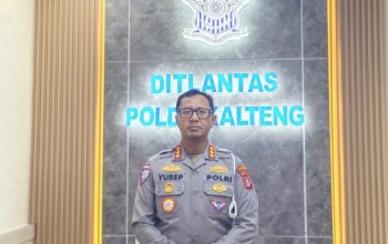 Dirlantas Polda Kalteng Kombes Pol Yusep Dwi Prastiya menyampaikan informasi pengamanan arus balik Lebaran 2026.