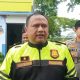 Wakapolda Jawa Barat memberikan keterangan kepada media saat meninjau arus balik di Tol Cipali, Majalengka.