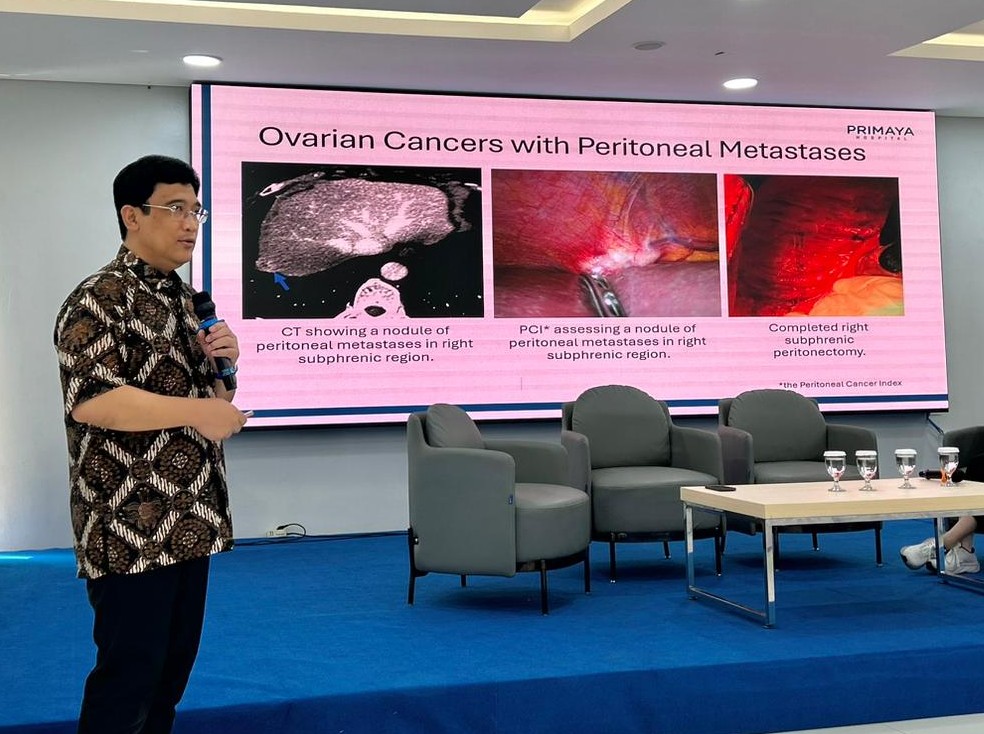 seminar hipec primaya kelapa gading dokter spesialis onkologi kanker ovarium terapi modern
