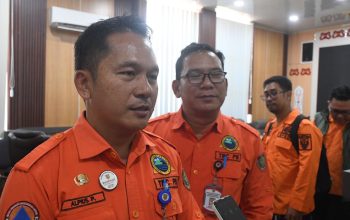 alpius patanan bpbd kalimantan tengah memberikan keterangan terkait antisipasi kebakaran hutan dan lahan karhutla 2026