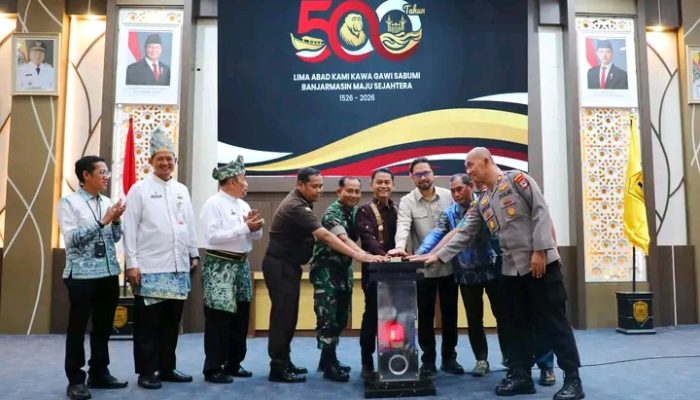 Logo Resmi 5 Abad Banjarmasin Diluncurkan, Pemko Siapkan 500 Event