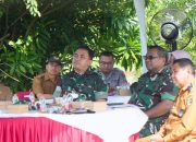 dandim tanah laut bersama tni polri dan pemerintah daerah menghadiri ground breaking jembatan garuda di bumi makmur