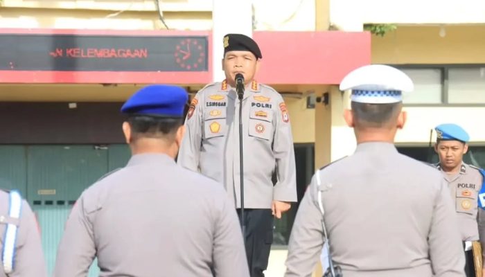 Kapolresta Banjarmasin Tekankan Pemantauan Kamtibmas dan Disiplin Personel