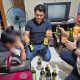 Petugas menyita botol miras dari rumah warga di Cirebon dalam razia pekat yang mengamankan ratusan minuman keras.