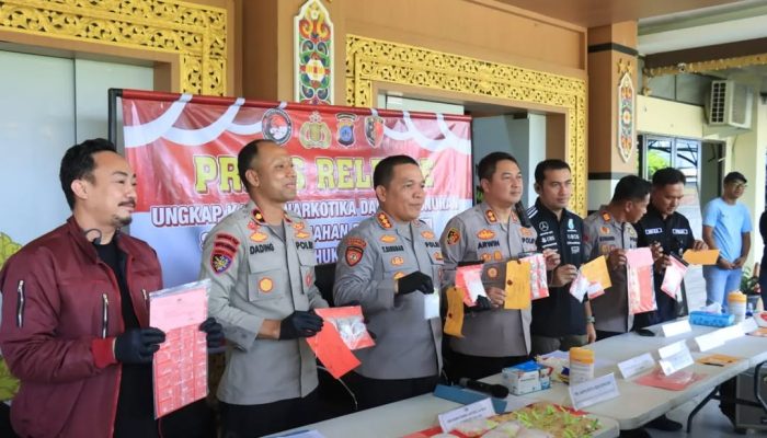 Polisi Bongkar Jaringan Narkoba di Banjarmasin, Sita 2 Kg Sabu